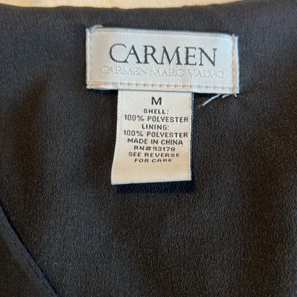 Carmen blouse long sheer sleeves - Picture 4 of 4